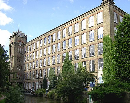 Clarence Mill, and the Macclesfield Canal