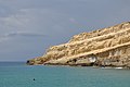 Cliff of the Matala Bay, Crete, Greece 001.jpg