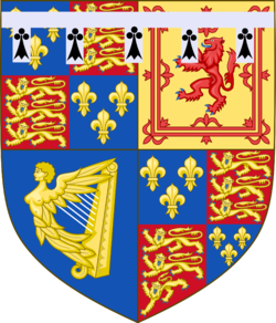 Coat of arms of James, Duke of Cambridge (1664-1667).png
