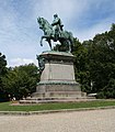 Coburg: Reiterdenkmal des Herzogs Ernst II. im Hofgarten
