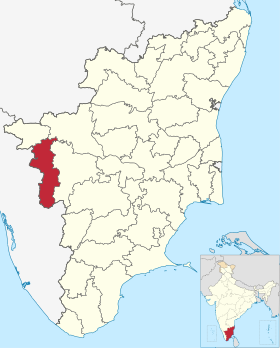 Coimbatore in Tamil Nadu (India).svg