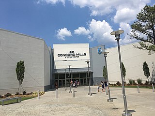 <span class="mw-page-title-main">Concord Mills</span> Shopping mall in North Carolina, United States