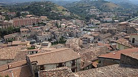 View of the old town of Cosenza