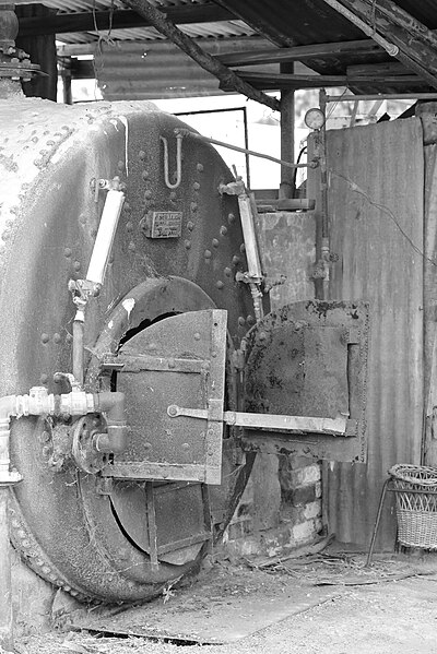 Cowley's of Ballarat Boiler at the Eucy Museum in Inglewood