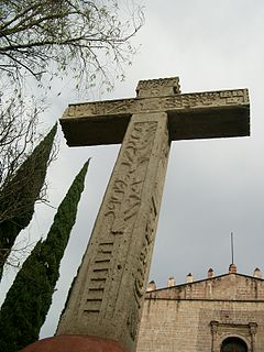 <span class="mw-page-title-main">Atrial cross</span> Crosses in the atriums of the churches, pointing to the center of town