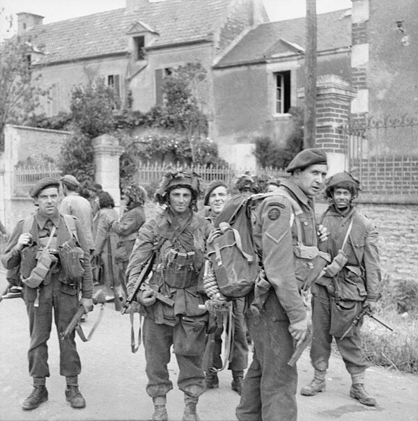 British Parachute and Commando troops in Normandy, June 1944