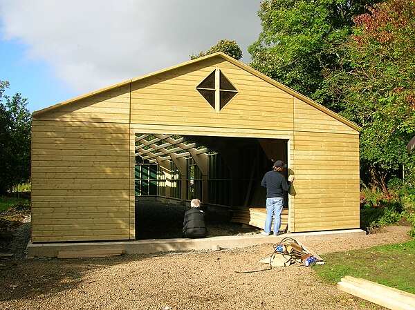 A new storage shed and workshop