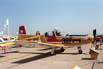 Le second prototype HB-HPB présenté au Salon du Bourget de 1985.