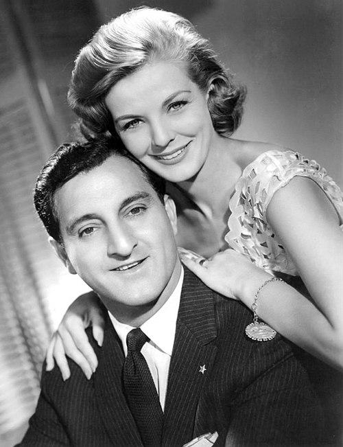 Marjorie Lord with Danny Thomas, 1957