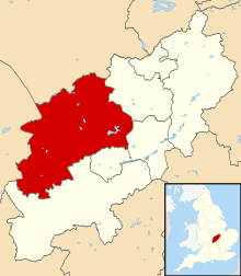 Shown within Northamptonshire