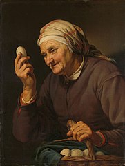 Old Woman Selling Eggs