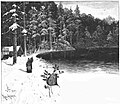 Die Gartenlaube (1886) b 901.jpg Weihnachtsmorgen am Bergsee bei Säckingen Originalzeichnung von R. Aßmus