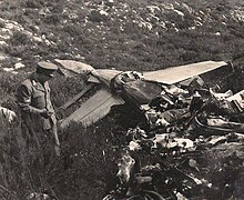 Wrack der Heron der Itavia auf Elba, Oktober 1960