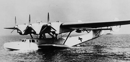 Diesel-powered Luftwaffe Do 24 V1 trials aircraft being used as an air-sea rescue aircraft