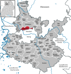 Dossenheim - Carte