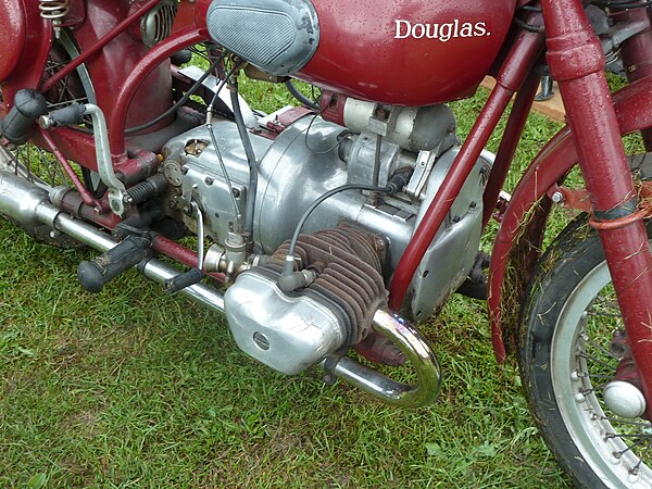 Douglas 80 Plus motorcycle engine (circa 1950)