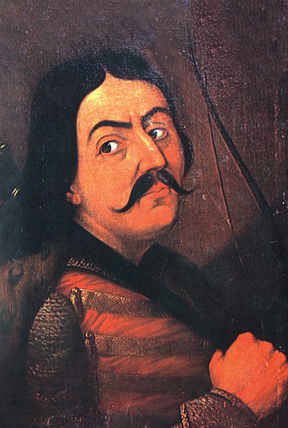 Dragoș, a Vlach voivode and founder of the Principality of Moldavia, 19th-century depiction