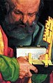 Simon Peter, in a detail from Albrecht Dürer's The Four Apostles, 1526