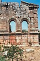 East Church, Me'ez (ماعز), Syria - Northern windows of Church apse wall - PHBZ024 2016 5418 - Dumbarton Oaks.jpg