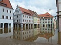 Hochwasser in Pirna in Sachsen, an der Elbe, im Jahr 2013