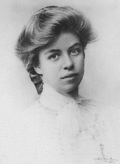 Eleanor in 1898, as a student in England