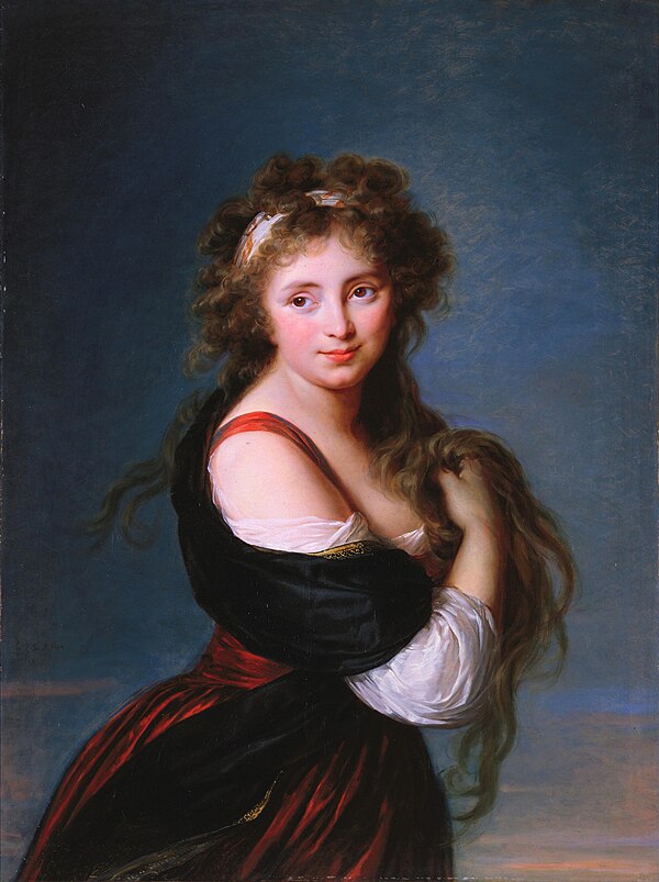 Portrait by Élisabeth Vigée Le Brun