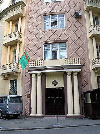 <span class="mw-page-title-main">Embassy of Turkmenistan, Moscow</span> Diplomatic mission of Turkmenistan to the Russian Federation