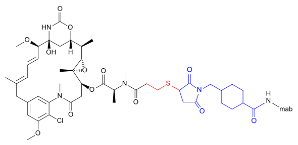 File:Emtansine mab structure coloured.svg