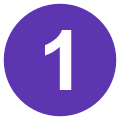 Eo circle deep-purple white number-1.svg
