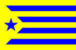 Thumbnail for File:Estelada amb els colors del Palamós CF.png