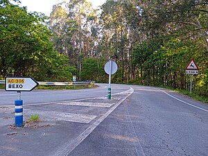 Ac-306: Estrada autonómica galega de Bexo á Vacariza (A Coruña)