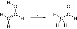 Ethenol-ethanal tautomérisation.svg