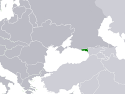 1921年阿布哈兹苏维埃社会主义共和国地图