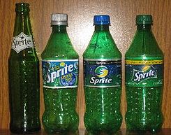 Evolution of Sprite Bottles.JPG