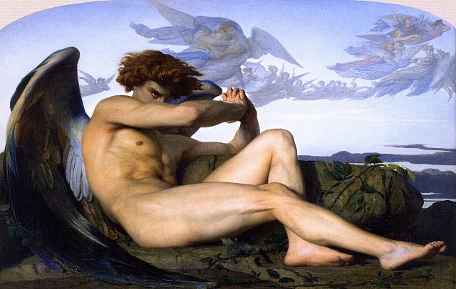 The Fallen Angel, by Alexandre Cabanel, at the Musée Fabre