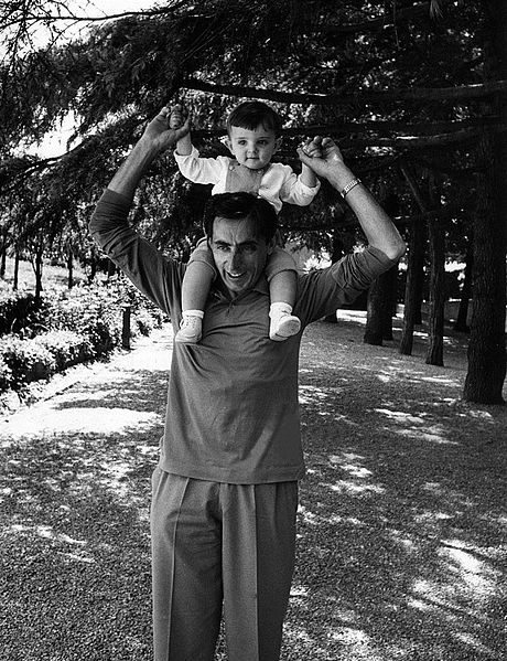 File:Fausto Coppi with his son 1956.jpg