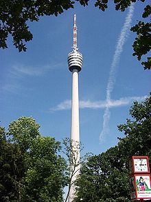 Stuttgarter Fernsehturm (Quelle: Wikimedia)