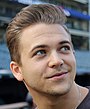 Five-time Grammy nominee Hunter Hayes discusses his upcoming national anthem performance before Game 6 of the World Series. (30083983094) (cropped).jpg