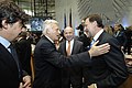 Jerzy Buzek with Mariano Rajoy