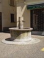 Der Brunnen auf der Piazza Quadrivio