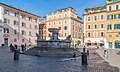 * Nomination: Fontana di piazza Santa Maria in Trastevere in Rome, Lazio, Italy. (By Krzysztof Golik) --Sebring12Hrs 13:40, 30 October 2021 (UTC) * Review  Comment Very nice, but should it have perspective correction? The garbage cans are leaning a lot. The leans are milder in the other photo, so I'll support it. -- Ikan Kekek 20:08, 30 October 2021 (UTC)