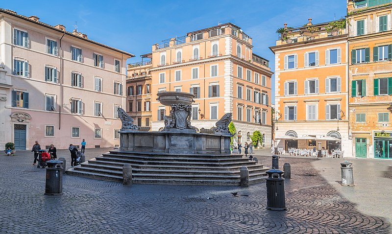 File:Fontana di piazza Santa Maria in Trastevere (1).jpg