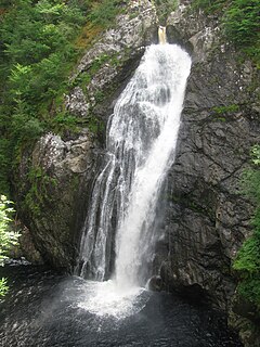 Falls of Foyers Waterfall in Highland, Scotland