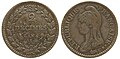 * Nomination France Directoire, l'an 4 (1795/96), 2 décimes --Siren-Com 14:39, 14 February 2024 (UTC) * Promotion Sorry, but the coins aren't cut out correctly. At some places they have brown edges and at other places (like at the top of the left coin) parts are missing and blended with the white background. --Plozessor 05:37, 15 February 2024 (UTC) Ok I see, I will make another, the problem is about uni directionel lightning and little no sticte orthogonal position. - Siren-Com 16:38, 16 February 2024 (UTC) Ok, done, you can see another version of this image... - Siren-Com 14:01, 20 February 2024 (UTC)  Support Good quality. --Plozessor 14:36, 23 February 2024 (UTC)