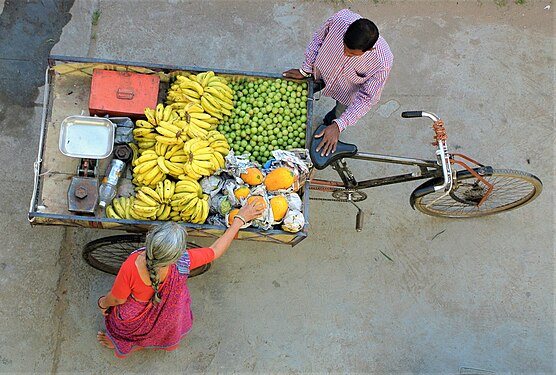 Fruit vendor at the street