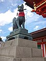 Inari fox statue