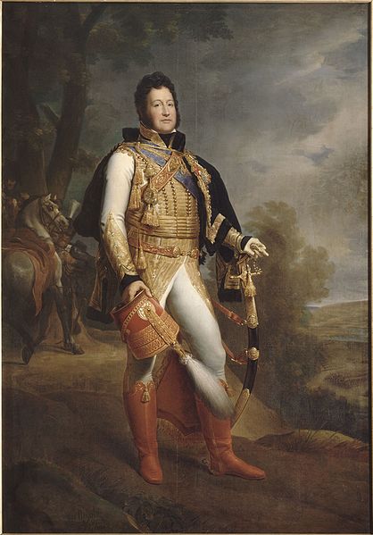 Archivo:Gérard - Louis-Philippe Ier (1773-1850) duc d'Orléans en uniforme de colonel-général des Hussards (1817).jpg