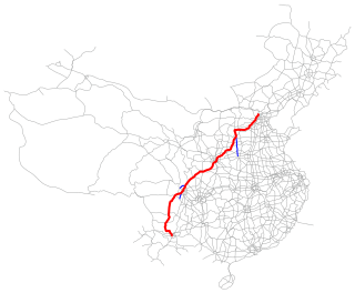 <span class="mw-page-title-main">G5 Beijing–Kunming Expressway</span> Expressway in China