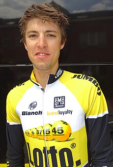 George Bennett (2015-05-27) - Bornem - Ronde van België, proloog, individuele tijdrit.jpg
