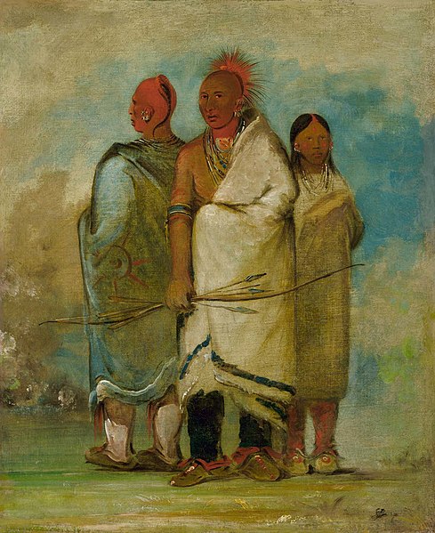 File:George Catlin - Three Fox Indians - 1985.66.19-21 - Smithsonian American Art Museum.jpg